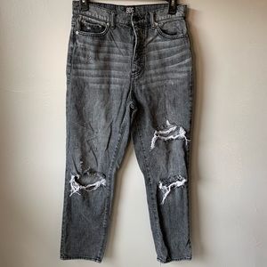 BDG Urban Outfitters Distressed Button-fly Slim Straight Denim Jeans